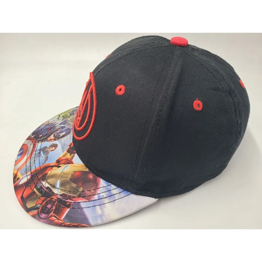 Youth Avengers Age of Ultron‎ Marvel Snapback Hat Cap Superhero Boy Girl Black
